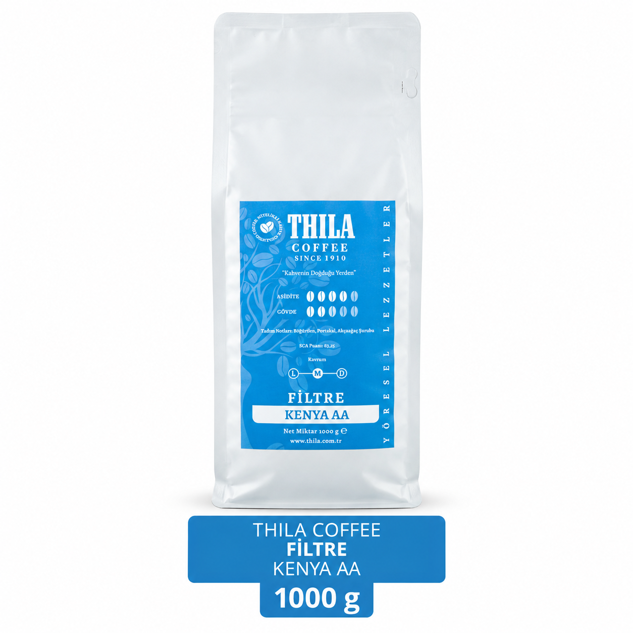Kenya AA Filtre Kahve 1000 Gr.