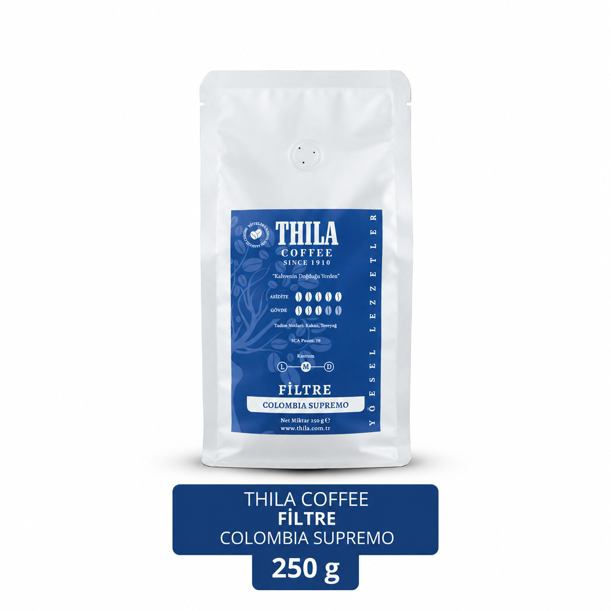 Colombia Supremo Filtre Kahve 250 Gr.