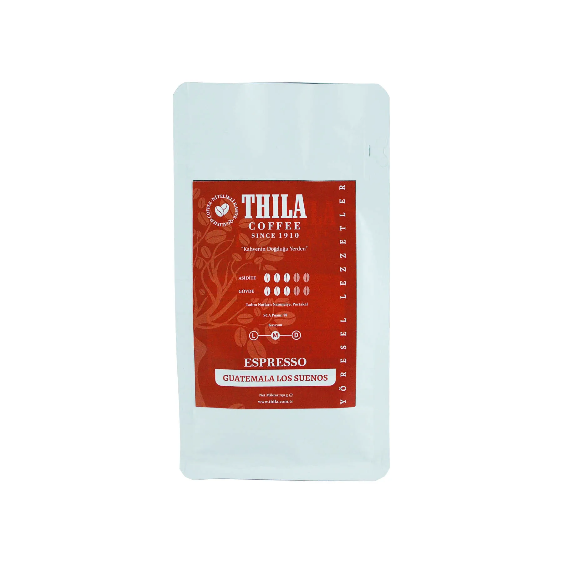 Guatemala Los Suenos Espresso Kahve 250 Gr.