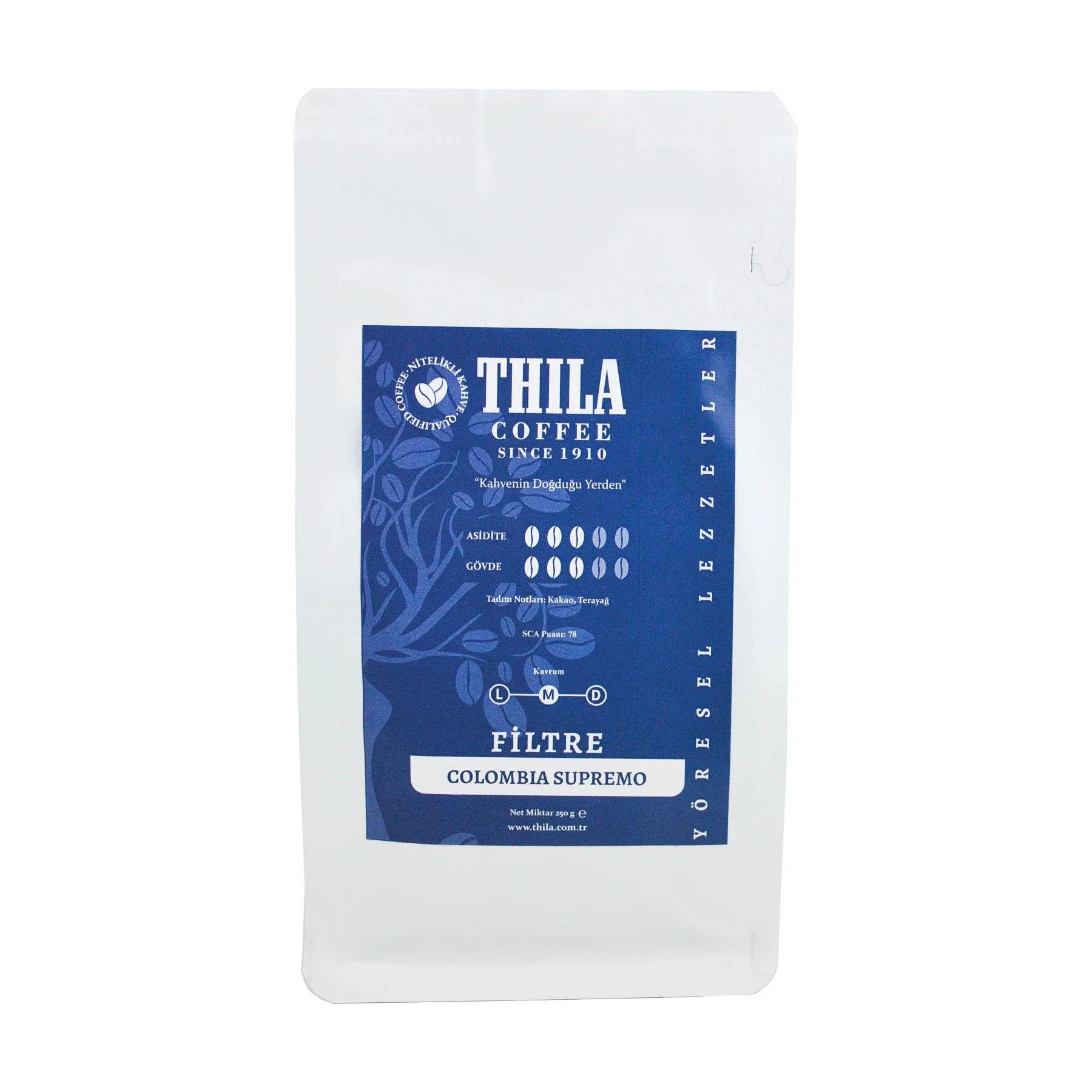 Colombia Supremo Filtre Kahve 250 Gr.