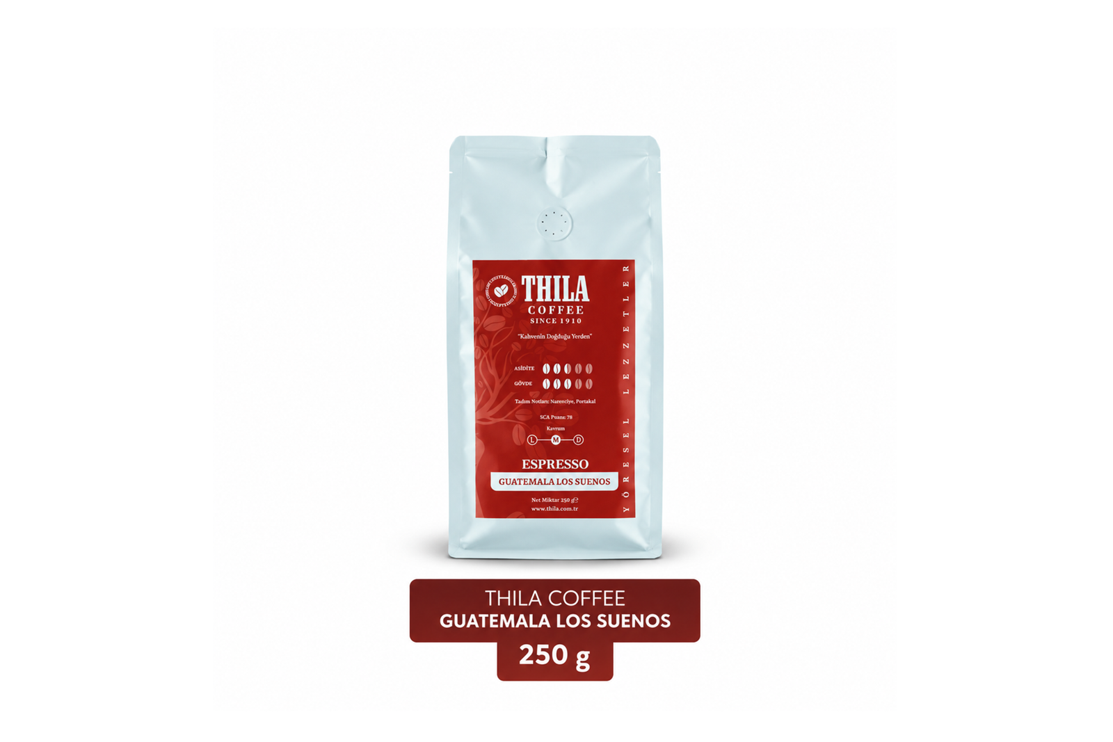 Guatemala Los Suenos Espresso Kahve 250 Gr.