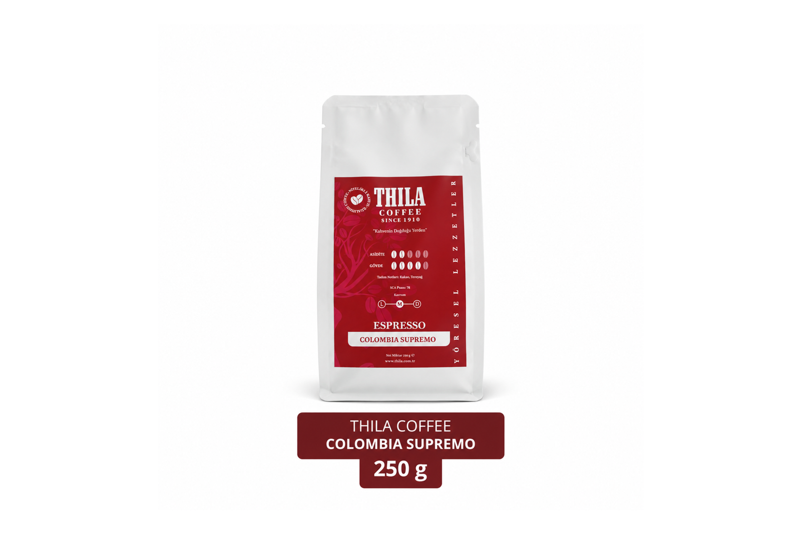 Colombia Supremo Espresso Kahve 250 Gr.
