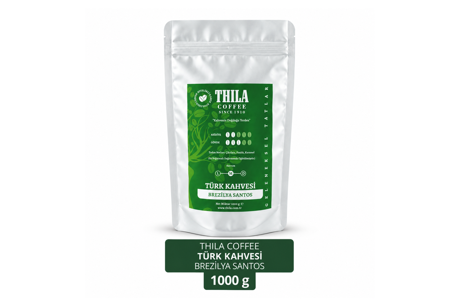 Brezilya Santos Türk Kahvesi 1000 Gr.
